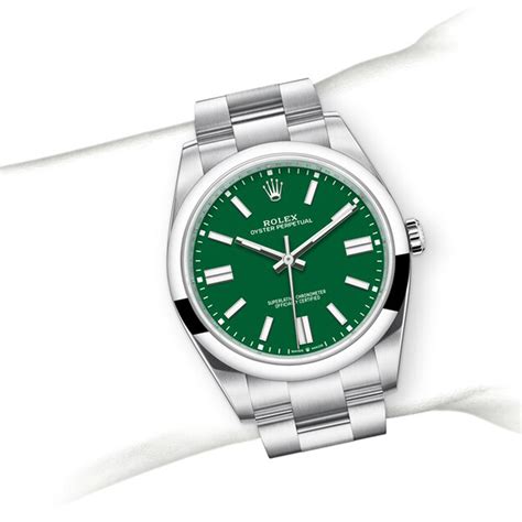 grüne rolex mit 3 punkten drauff|Rolex Oyster Perpetual 41 Uhr: Edelstahl Oystersteel – m124300 .